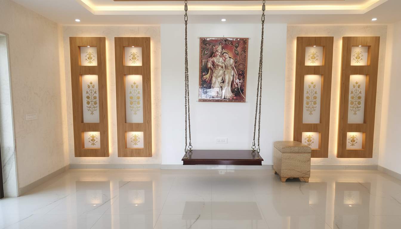 Maharani Inspired Elegant Wooden Jhoola